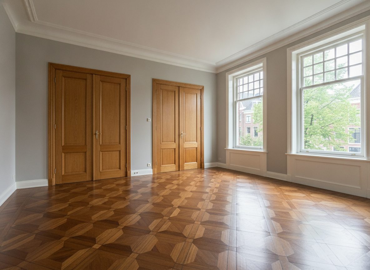 herrschaftliche Altbauwohnung vor dem virtuellen Home Staging (Beispielraum)
