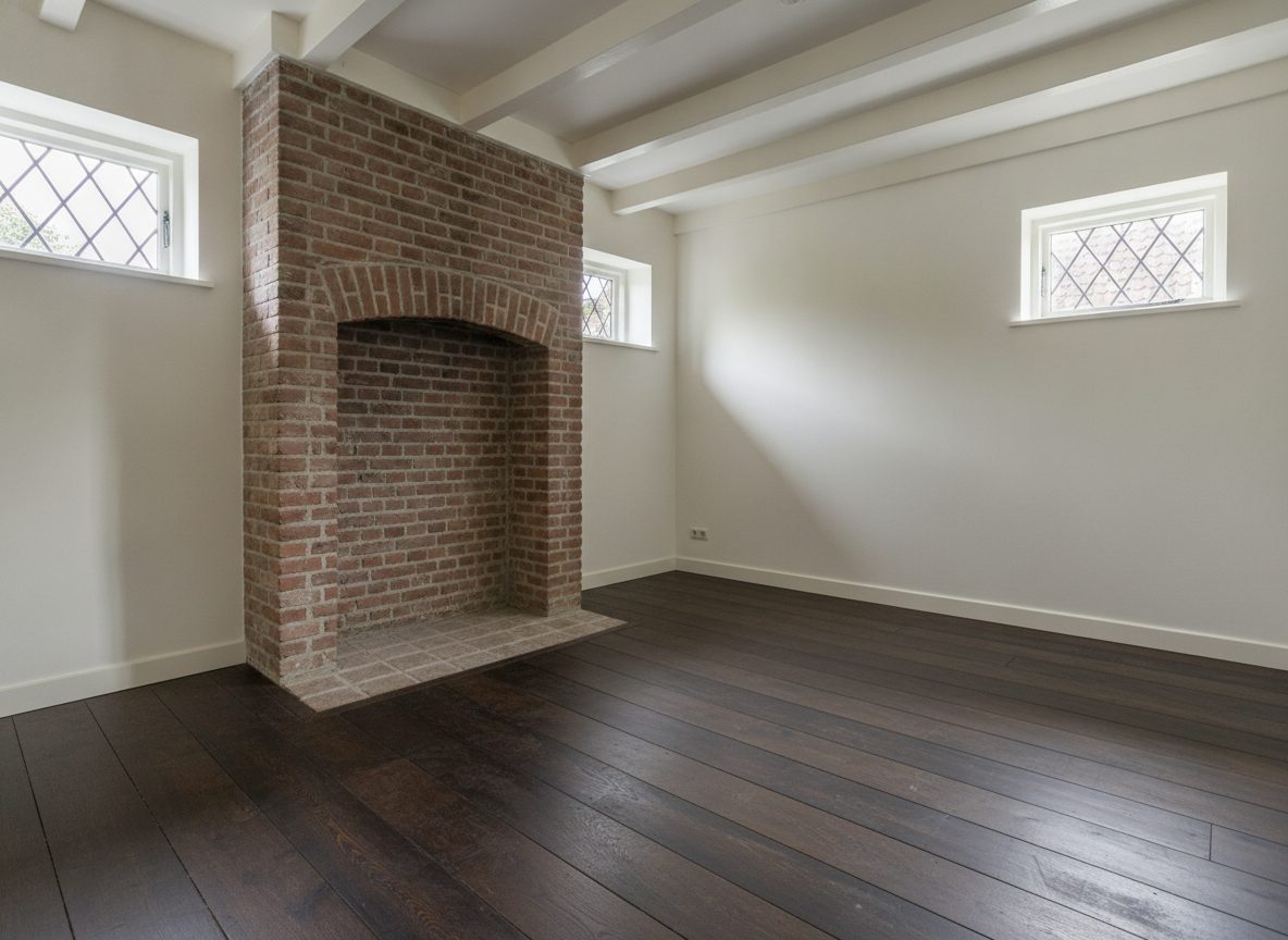 Cottage-Wohnraum vor dem virtuellen Home Staging (Beispielraum)