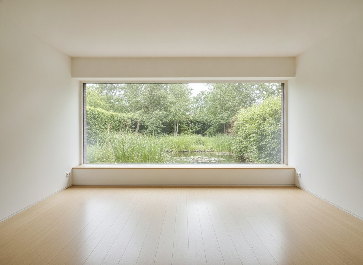 Gartenzimmer vor dem virtuellen Home Staging (Beispielraum)