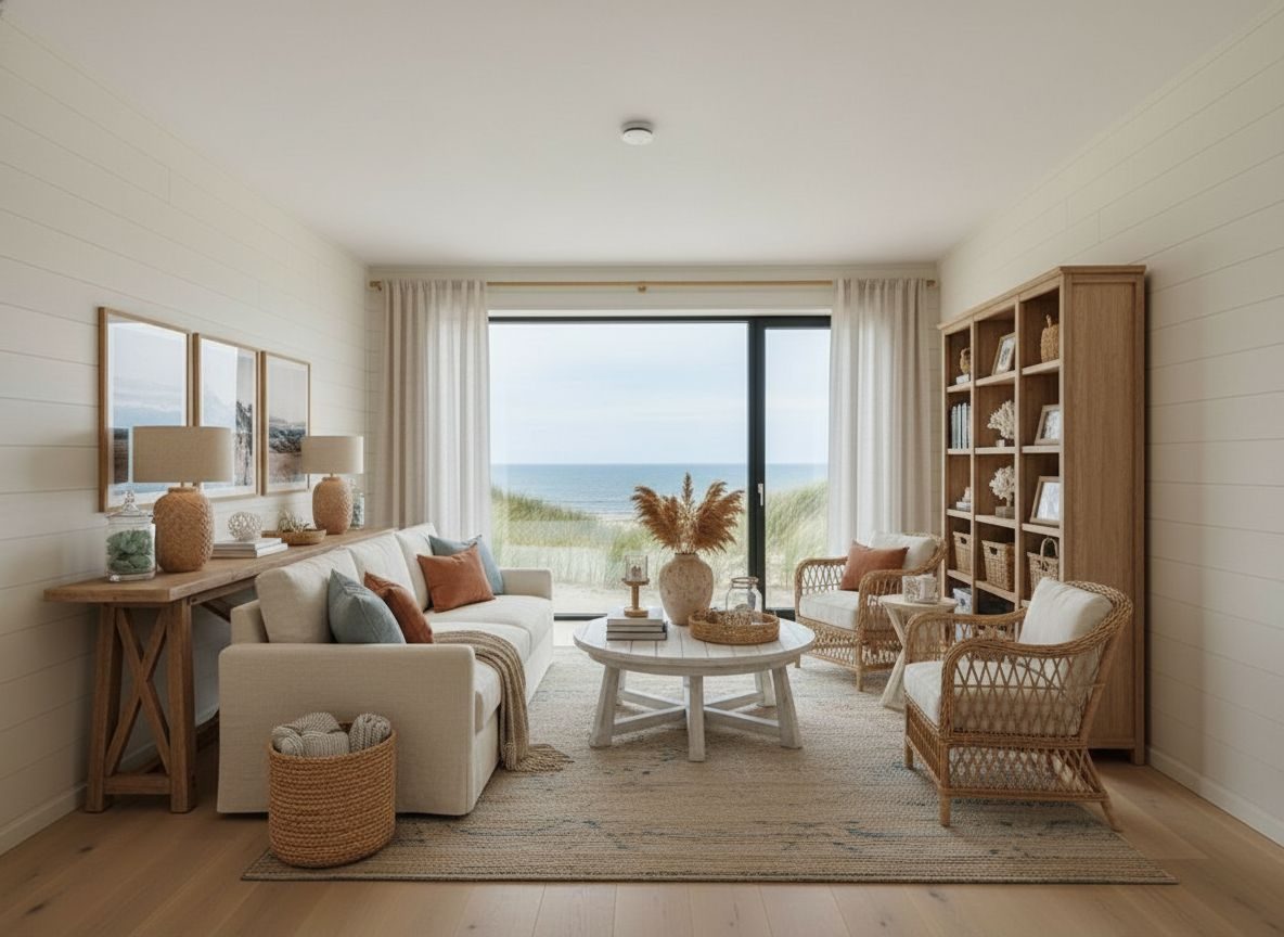 Strandhaus-Wohnraum — Küste & Strandhaus