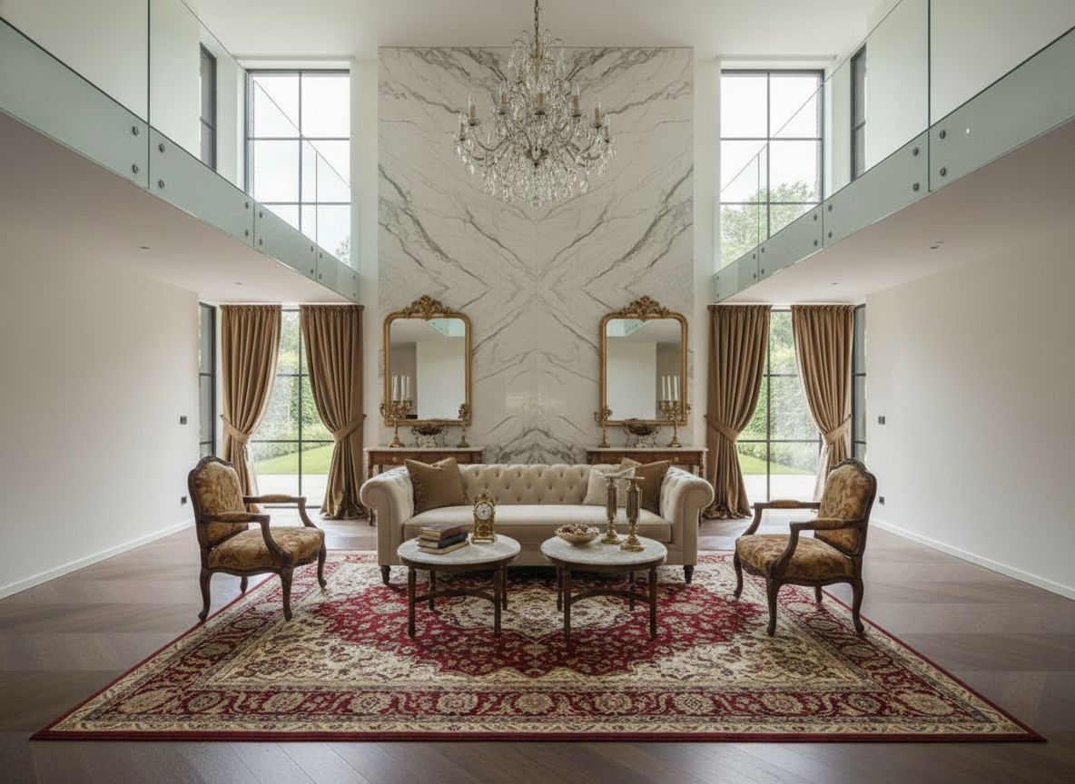 Villa-Wohnraum mit Galerie — Luxus