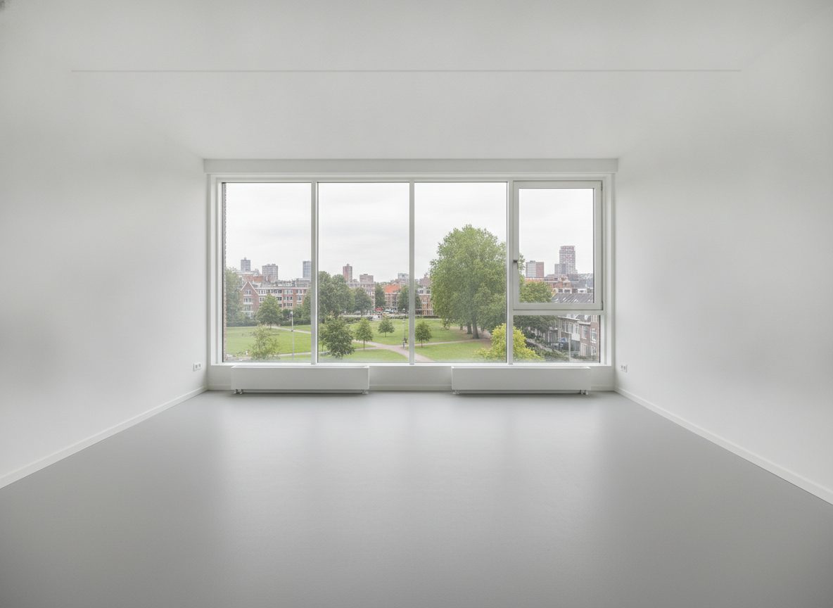 Leeg nieuwbouwappartement (demokamer)