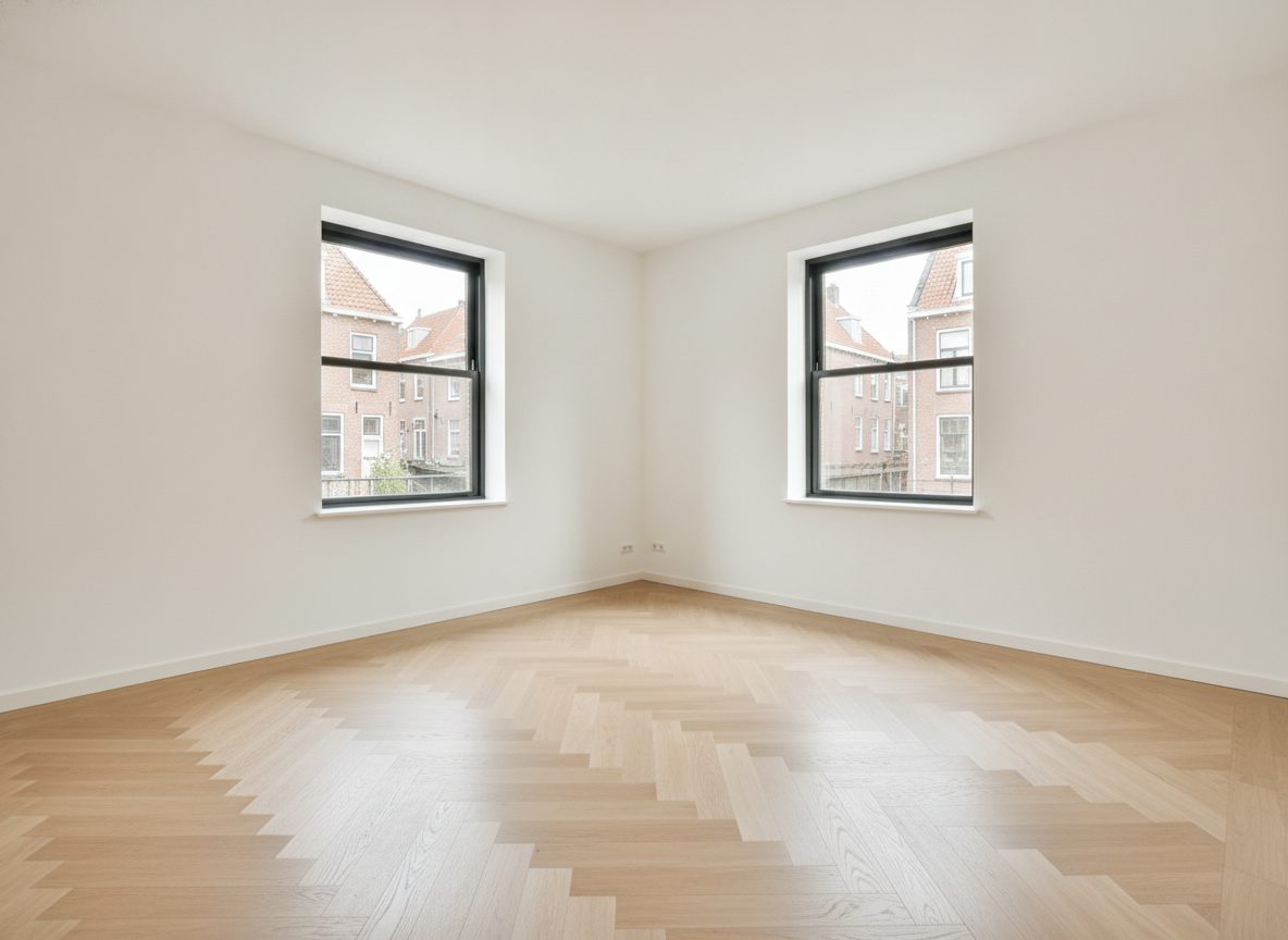 saniertes Eckapartment vor dem virtuellen Home Staging (Beispielraum)