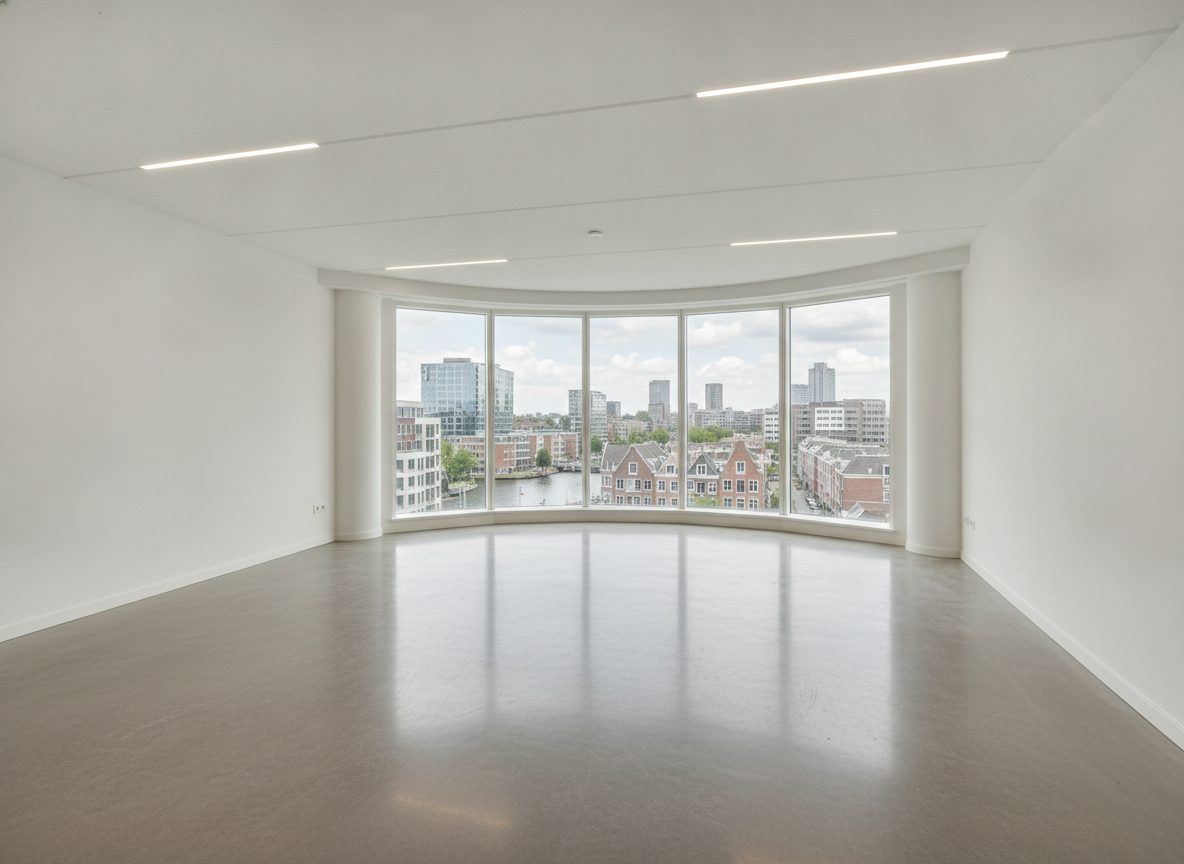 Penthouse vor dem virtuellen Home Staging (Beispielraum)
