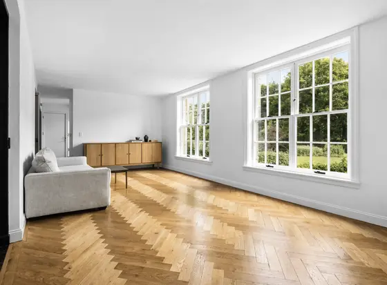 Woonkamer van de voorbeeldwoning